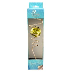 Spinfinity Designs Multi-color Stainless Steel 11 in. Gold Gold Tail Outdoor Spinner