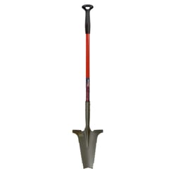 Radius Garden Root Slayer Nomad 39 in. Carbon Steel Garden Spade Poly Handle