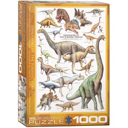 Eurographics Dinosaurs of the Jurassic Period Jigsaw Puzzles Multicolored 1000 pc