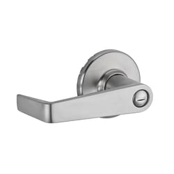 Kwikset Light Commercial Kingston Lever Satin Chrome Privacy Lever Right or Left Handed