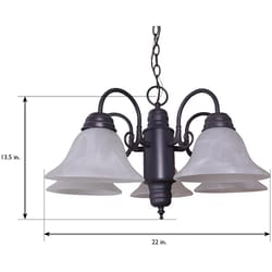 Design House Oil Rubbed Bronze 5 lights Chandelier