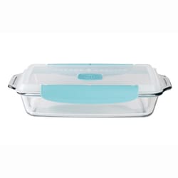 Anchor Hocking Baking Dish Blue/Clear 1 pc