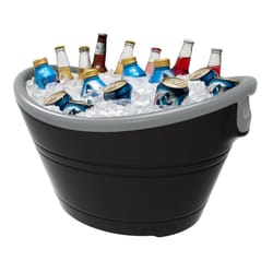 Igloo Party Bucket Black/Silver 20 qt Party Tub
