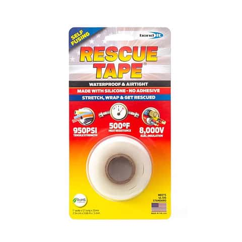 ER Tape  Clear 1 x 12' Self-Amalgamating Silicone Tape