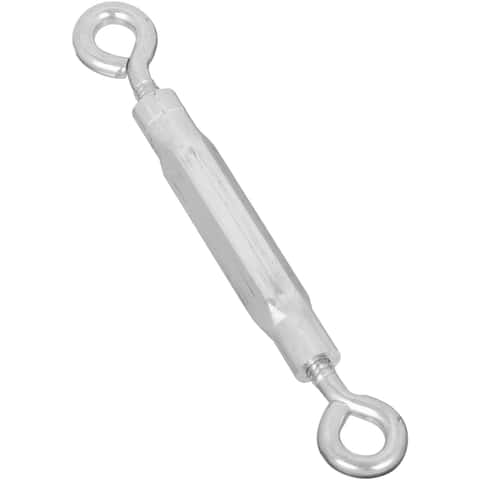 National Hardware Zinc-Plated Aluminum/Steel Turnbuckle 55 lb. cap. 6.5 in. L National Hardware Zinc-Plated Aluminum/Steel Turnbuckle 55 lb. cap. 6.5 in. L