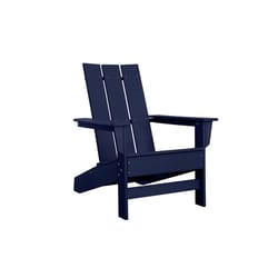 Durogreen Tangent Aria Navy Blue HDPE Frame Adirondack Chair