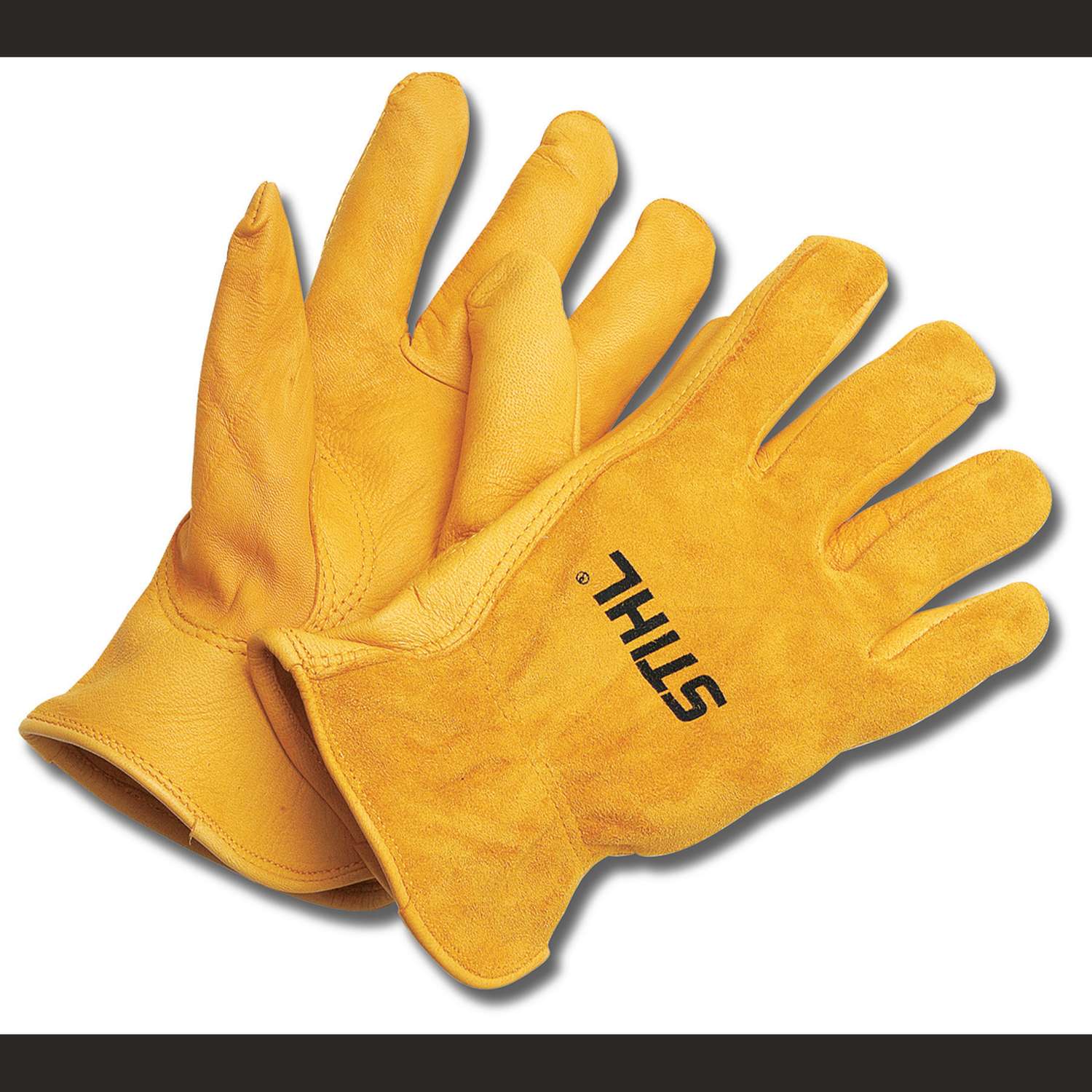 STIHL Landscaper Series Unisex Indoor/Outdoor Work Gloves Yellow XL 1