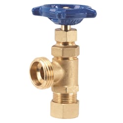 Homewerks 1/2 in. X 3/4 in. Comp x MHT Brass Boiler Drain Valve