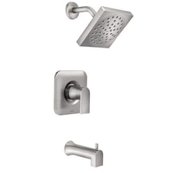 Moen Genta 1-Handle Brushed Nickel Tub and Shower Faucet