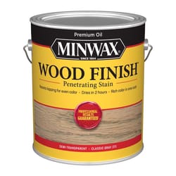 Minwax Wood Finish Semi-Transparent Classic Gray Oil-Based Penetrating Stain 1 gal