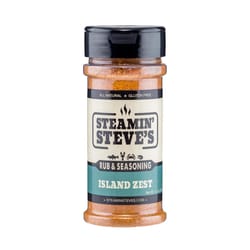 Steamin' Steve's Island Zest Bar-B-Q Rub/Seasoning 5.5 oz