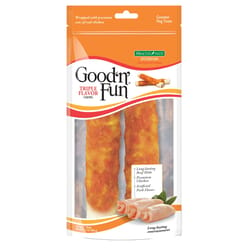 Good 'n' Fun All Size Dogs Adult Rawhide Sticks Beef/Chicken/Pork 7 in. L 2 pk