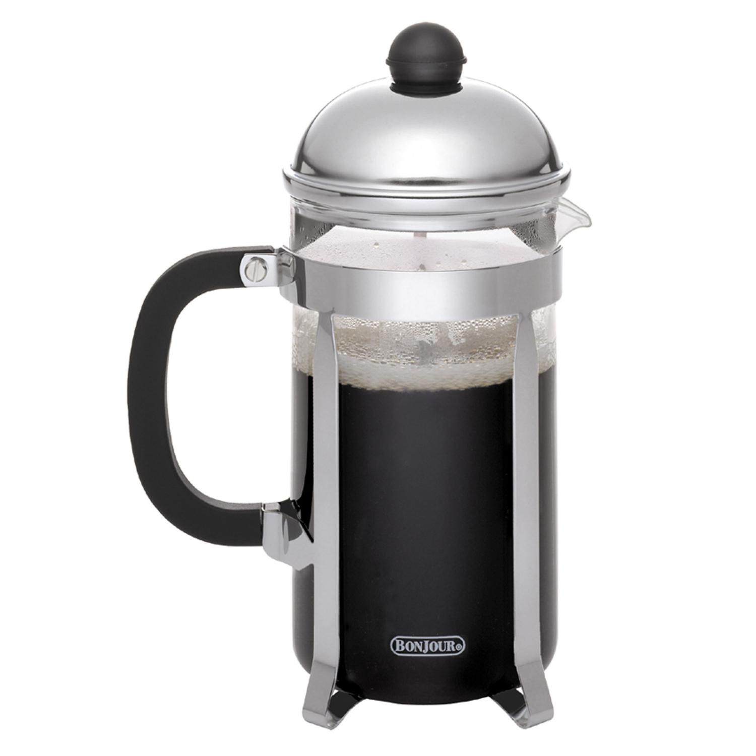 BonJour Monet 24 oz Silver French Press Sansujyuku sansujyuku.com