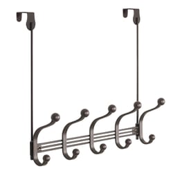 iDesign 15.62 in. H X 5.35 in. W X 12.83 in. L Steel Over-the-Door Rack