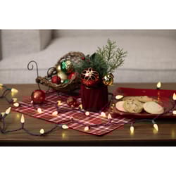 Celebrations Classic LED C6 Warm White 300 ct String Christmas Lights 74.5 ft.