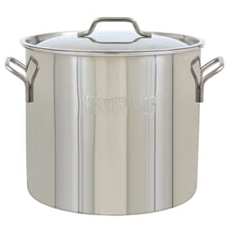 120 Quarts Stainless Steel Stock Pot with Steamer Basket