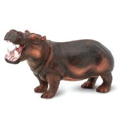 Safari Ltd. Wild Safari Hippopotamus Toy Gray/Pink