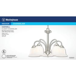 Westinghouse Brushed Nickel Gray 5 lights Chandelier