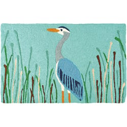 Jellybean 20 in. W X 30 in. L Multi-Color In the Reeds Polyester Accent Rug