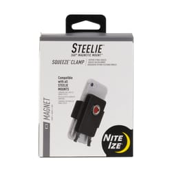 Nite Ize Squeeze Black/Gray Phone Mount Clamp For MagSafe Phones, Cases and Wireless Chargers