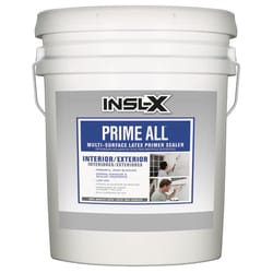 Insl-X Prime All White Flat Water-Based Acrylic Latex Multi-Surface Latex Primer Sealer 5 gal