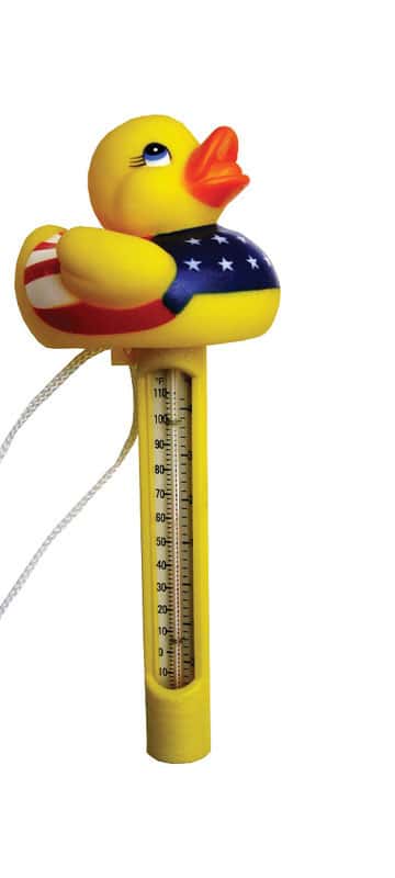 Large Size with String MILLIARD Floating Pool Thermometer Rubber Duck for Outd 