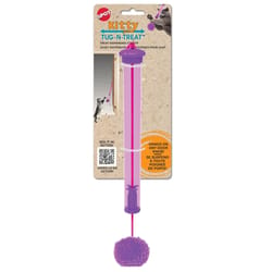 Spot Purple Tug-N-Treat Cat Toy 20 in. 1 pk