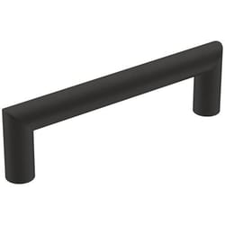 Amerock Revolve Contemporary Rectangle Cabinet Pull 3-3/4 in. Matte Black 1 pk