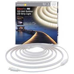 Armacost Lighting 16.4 ft. L White Plug-In LED Tape Light 1 pk