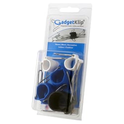 GadgetKlip 1.75 in. D X 1.75 in. L Assorted Plastic Cable Management Clip