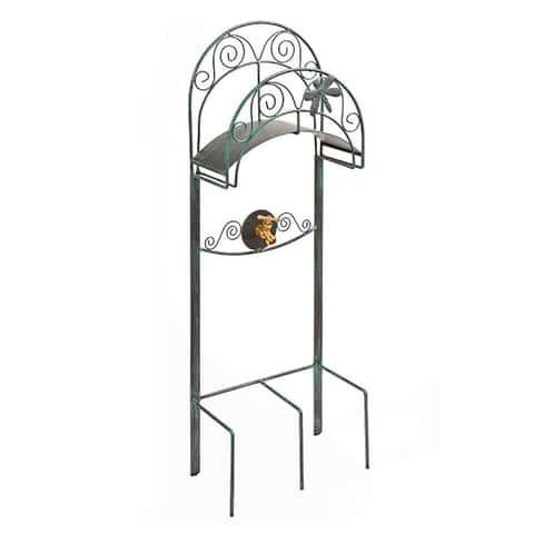 Liberty Garden 125 ft. Bronze Free Standing Hose Stand Liberty Garden 125 ft. Bronze Free Standing Hose Stand
