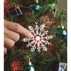 Xodus Innovations White Touch Control Snowflake Ornament 1.88 in.