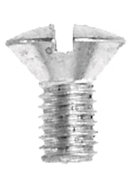Danco No. 10-32 X 3/8 in. L Slotted Oval Head Chrome-Plated Brass Faucet Handle Screw 5 pk