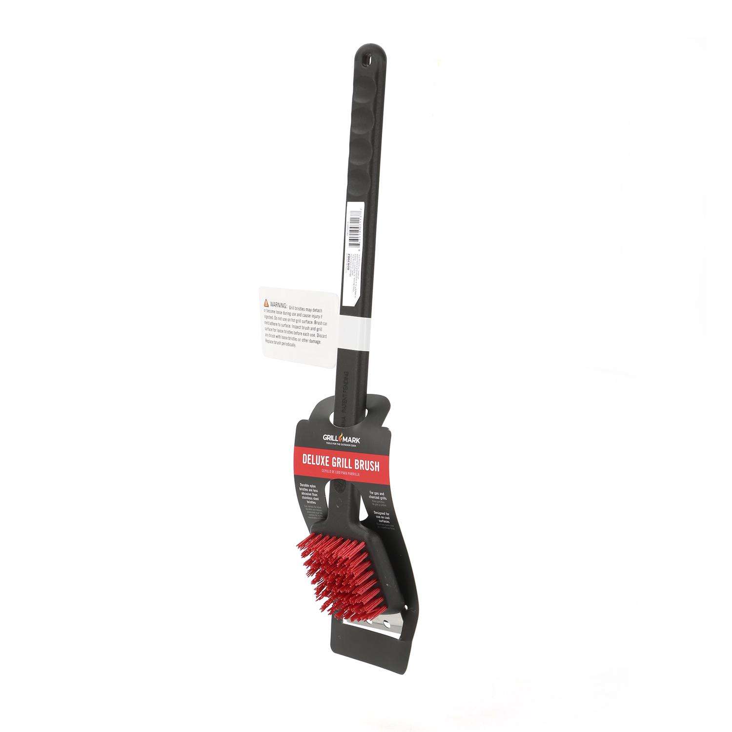 Roadhouse BBQ Oversized Stainless Steel Commercial Grill Brush with Scraper