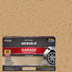 Rust-Oleum RockSolid Extreme High-Gloss Tan Polycuramine Garage Floor Coating Kit 152 oz