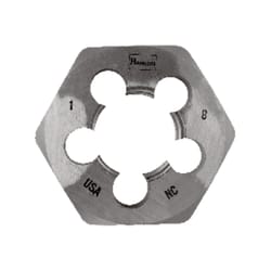 Irwin Hanson High Carbon Steel SAE Hexagon Die 1 in. 1 pc