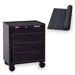 Craftsman 26 in. 4 drawer Steel Rolling Tool Cabinet 32 in. H X 18 in. D