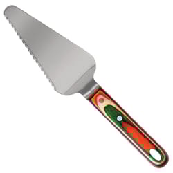 Totally Bamboo Baltique Marrakesh Multicolored Stainless Steel/Wood Cake Server
