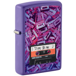 Zippo Purple 80's Cassette Tape Lighter 2 oz 1 pk