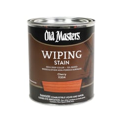 Old Masters Semi-Transparent Cherry Oil-Based Wiping Stain 1 qt