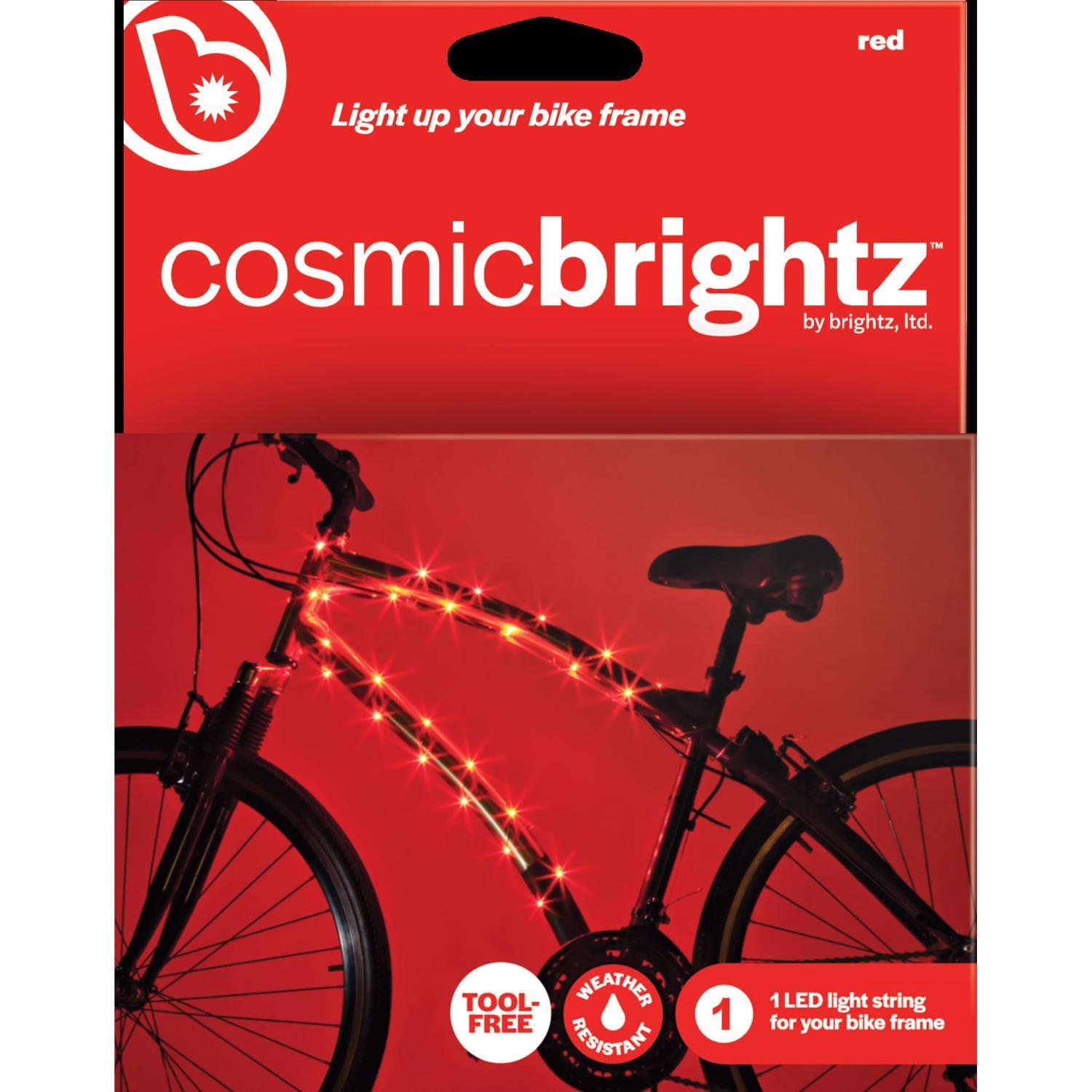 Brightz Cosmic Brightz Red LED Bicycle Light Kit ABS