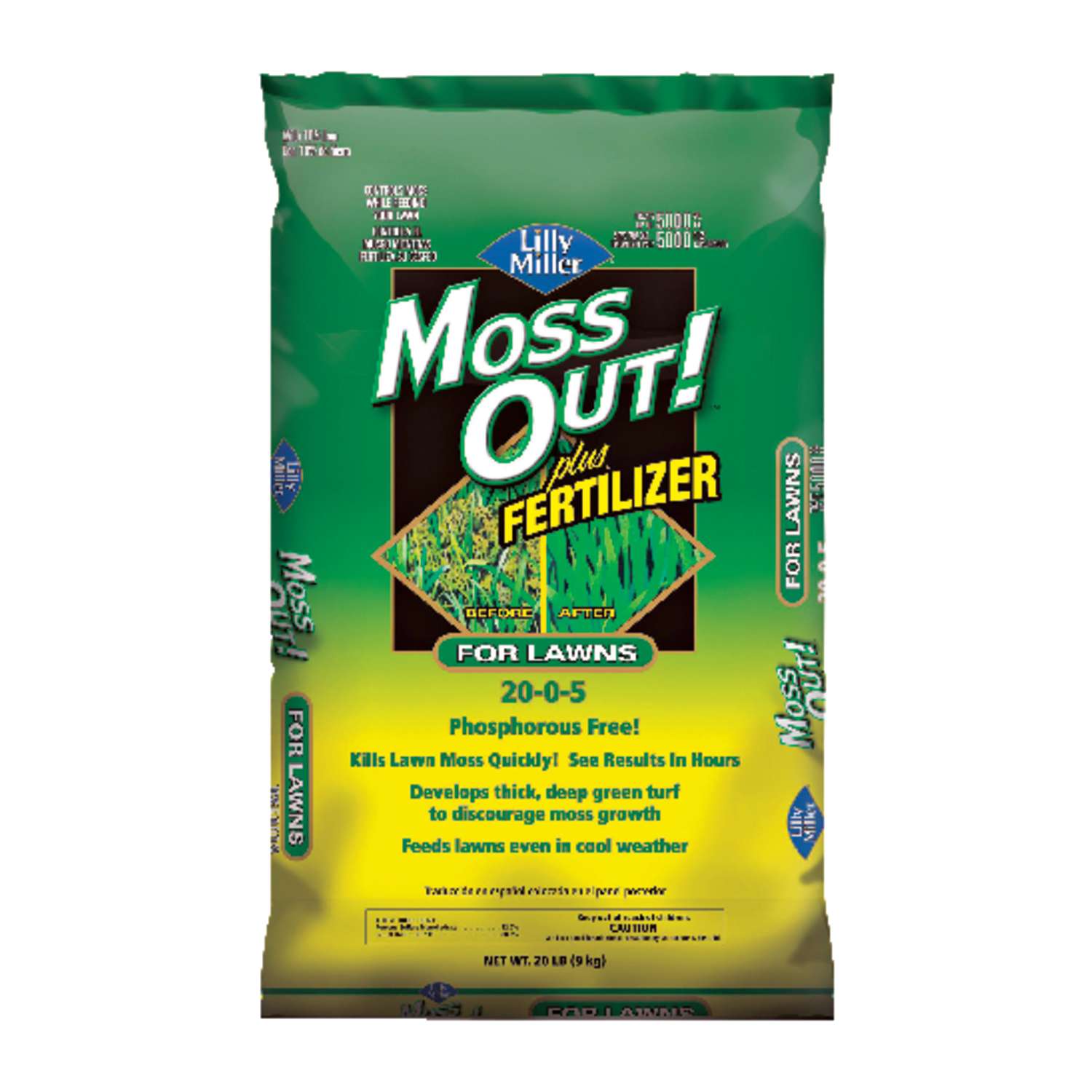Lilly Miller Moss Out Moss Control Granules 20 lb. Ace Hardware