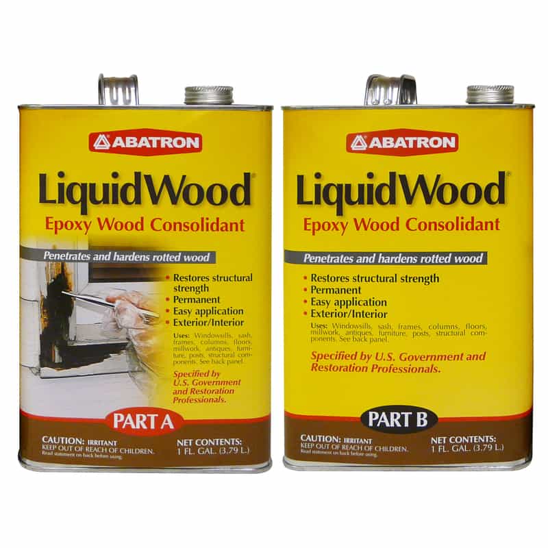 Abatron LiquidWood Clear Epoxy Wood Consolidant Kit 2 gal. Ace Hardware