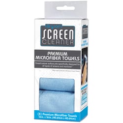 Bryson Screen Cleaner Microfiber Cleaning Towel 16 in. W X 16 in. L 3 pk