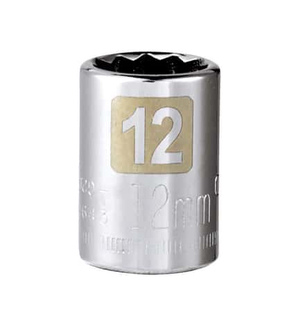 Craftsman 12 mm Metric 12 Point Standard Socket, 3/8 in. Drive