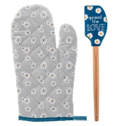 Karma Cotton/Wood Oven Mitt & Spatula