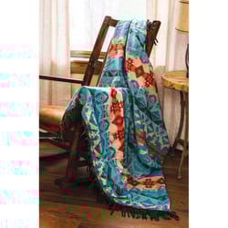 Carstens Inc 60 in. H X 54 in. L Multicolored Polyester Throw Blanket