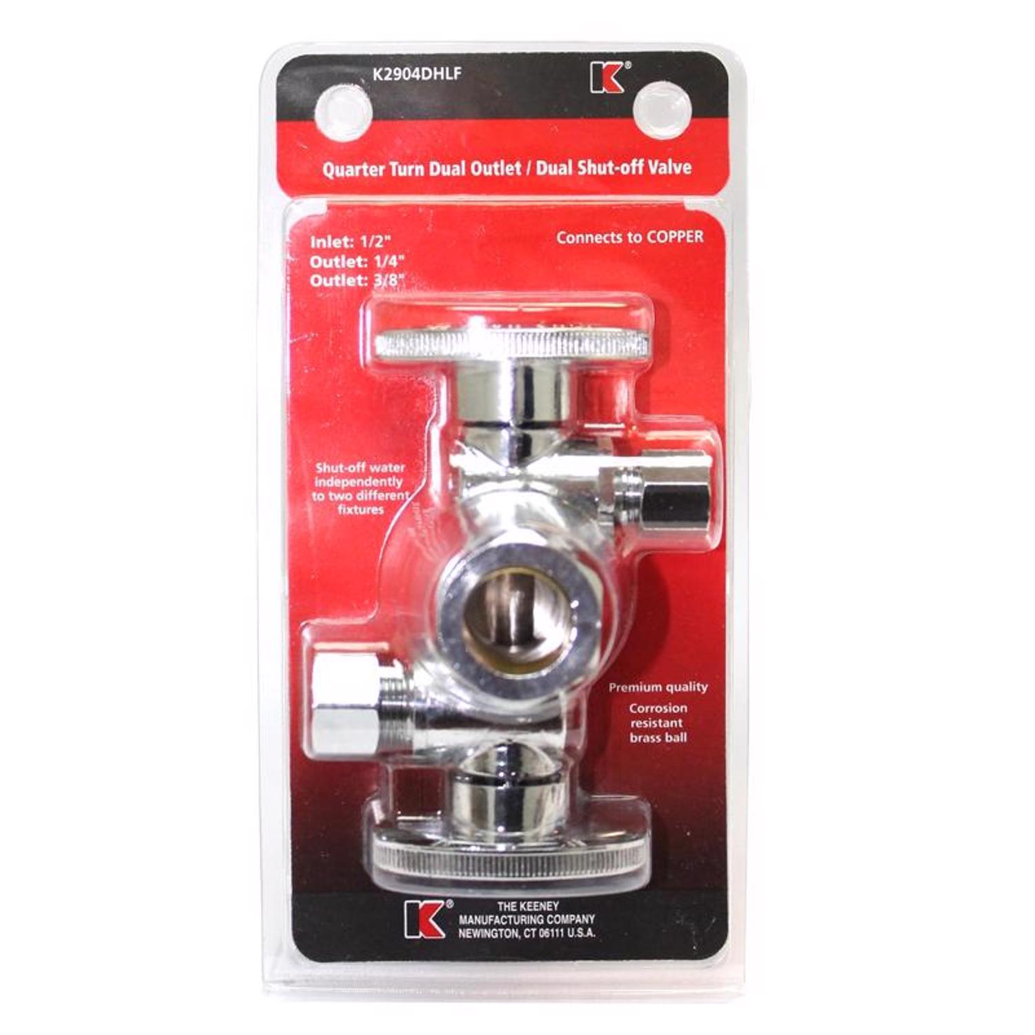 1/4 Quarter Turn Angle Shut Off Valve - Premium Residential Valves and  Fittings Factory