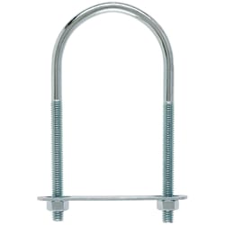 Hampton 0.31 in. X 2-1/2 in. W X 5-1/4 in. L Coarse Zinc-Plated Steel U-Bolt