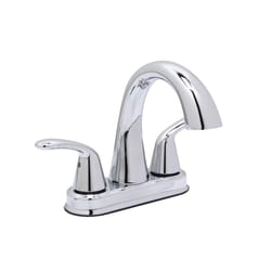 Huntington Brass Trend Chrome Centerset Bathroom Sink Faucet 4 in.